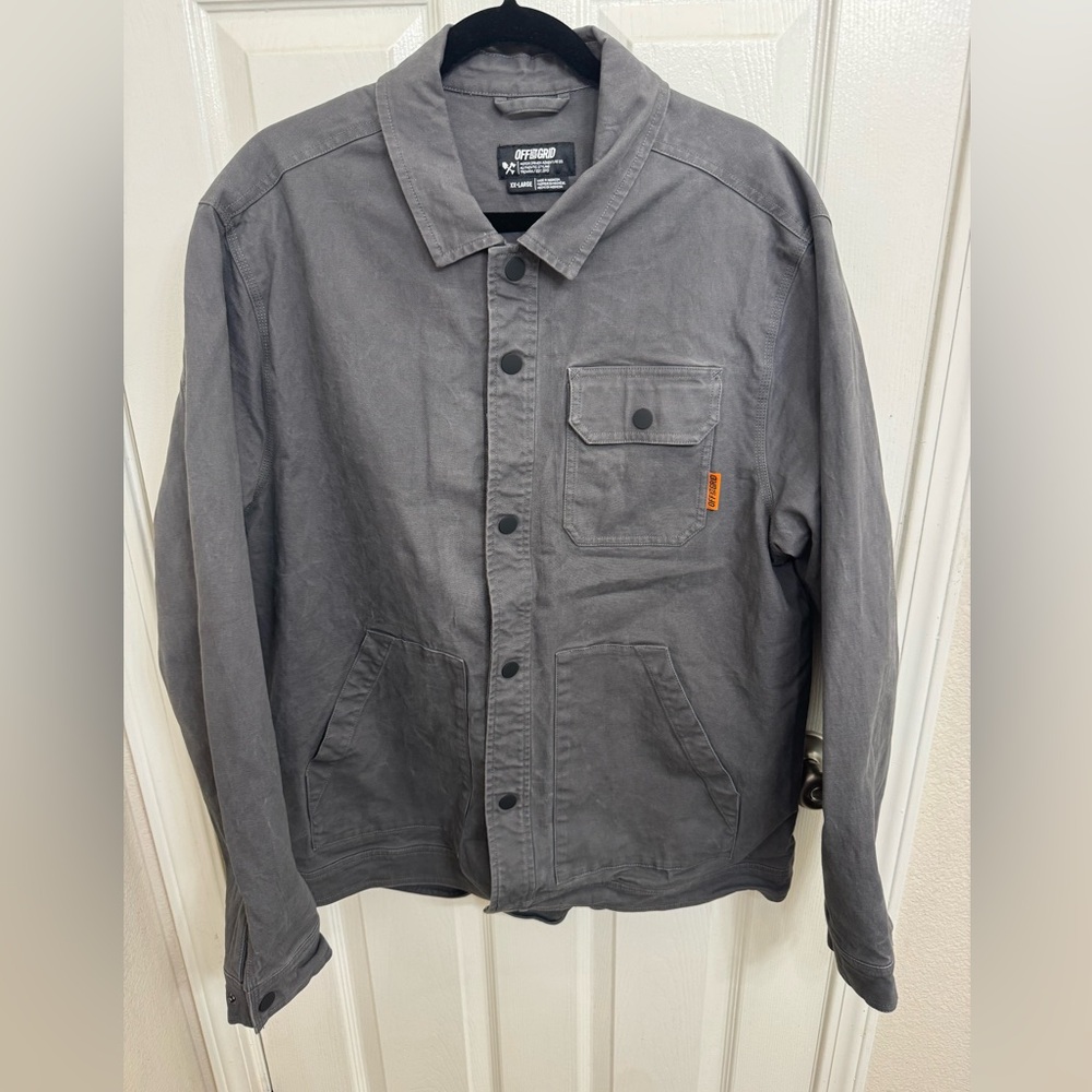 Off the Grid Men's Torch Jacket Flannel Lining, Snap Chore 2XL